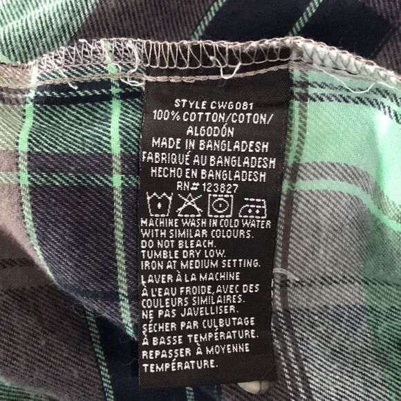 NWT Canada Weathergear, Women's Button-Down, 2 Pockets, Plaid, M, Multi-Color - Picture 7 of 9